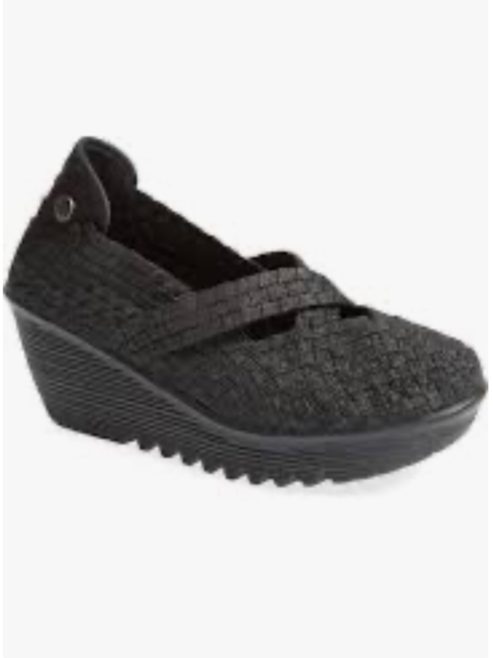 Bernie Mev Cleopatra SZ 40/9-9.5 Basket-weave elastic comfy lightweight wedge